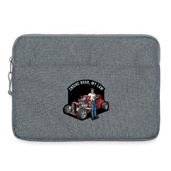 Hot engine and rebellious style - Laptop bag 15" - heather grey - Front