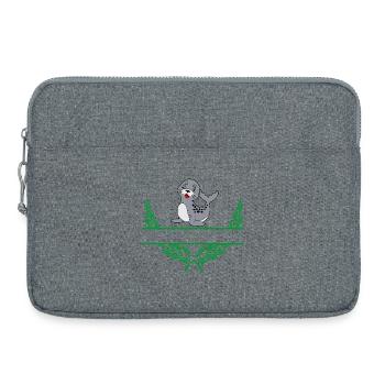 Sceau avec espace de noms - Sacoche pour ordinateur portable 15 pouces - gris chiné - Devant