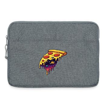 Cosmic pizza slice - Laptop bag 15" - heather grey - Front