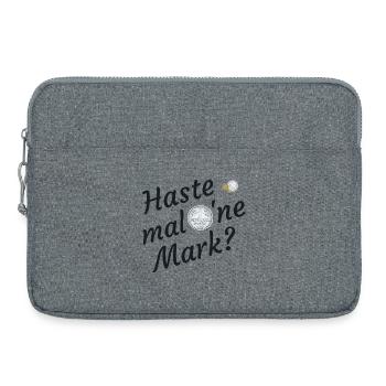 Haste Mal Eine Mark Nostalgie - Laptoptasche 15" - Grau meliert - Vorne