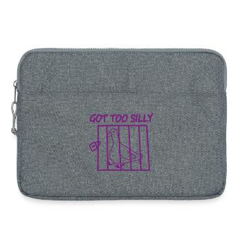 Zu dummer Taubenkäfig - Laptoptasche 15" - Grau meliert - Vorne