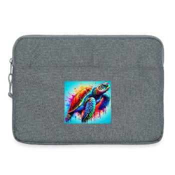tortue - Sacoche pour ordinateur portable 15 pouces - gris chiné - Devant