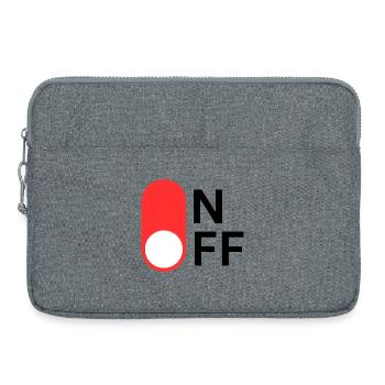 ON / OFF Modus - Laptoptasche 15" - Grau meliert - Vorne