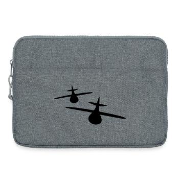 Aircrafts - Laptop bag 15" - heather grey - Front
