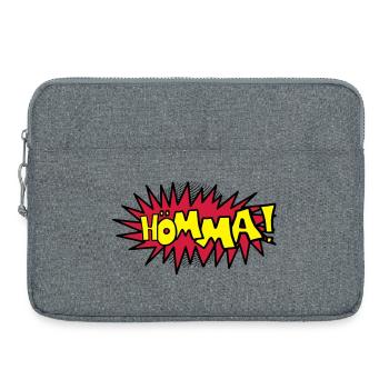 Comic Hömma - Laptoptasche 15" - Grau meliert - Vorne