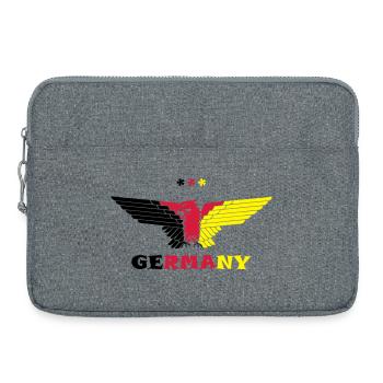 Allemagne Adler Allemagne de couleur - Sacoche pour ordinateur portable 15 pouces - gris chiné - Devant