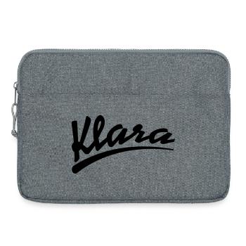 Klara - Laptoptasche 15" - Grau meliert - Vorne