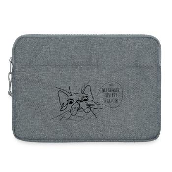 Cat Meme - Scary Webbrowser History - Laptoptasche 15" - Grau meliert - Vorne