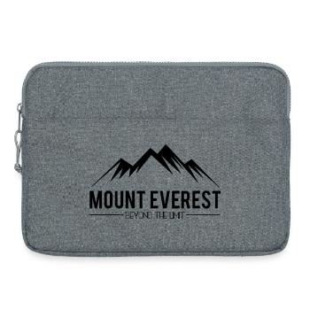Mount Everest jenseits der Grenzen - Laptoptasche 15" - Grau meliert - Vorne