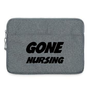 Infirmière / Infirmier / Hôpital / Médecine / - Sacoche pour ordinateur portable 15 pouces - gris chiné - Devant