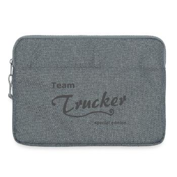 Trucker team - Laptop bag 15" - heather grey - Front