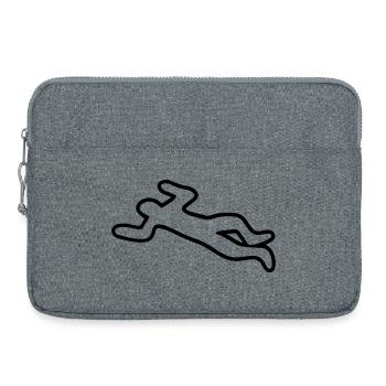 Corpse - Laptop bag 15" - heather grey - Front