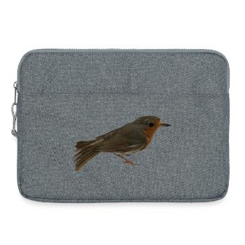 Rotkehlchen - Laptoptasche 15" - Grau meliert - Vorne