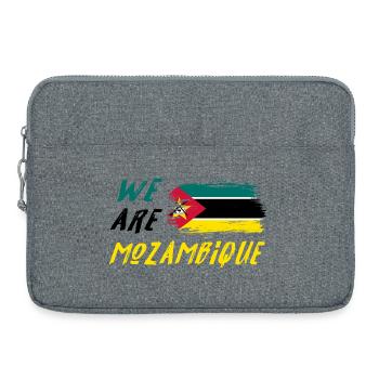 Wir sind Mosambik - Laptoptasche 15" - Grau meliert - Vorne