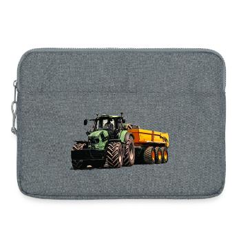 Deutz with trailer tipper - Laptop bag 15" - heather grey - Front