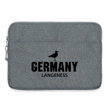 Langeness GERMANY - Laptop bag 15" - heather grey - Front