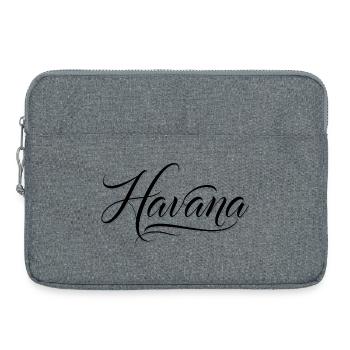 La Havane - Sacoche pour ordinateur portable 15 pouces - gris chiné - Devant