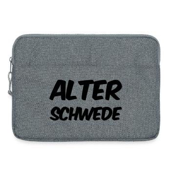 Vieux Suédois - Lustiger Spruch - Drôle - Sacoche pour ordinateur portable 15 pouces - gris chiné - Devant