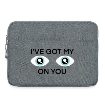 Twin Wide-Eyed Duo - Laptop bag 15" - heather grey - Front