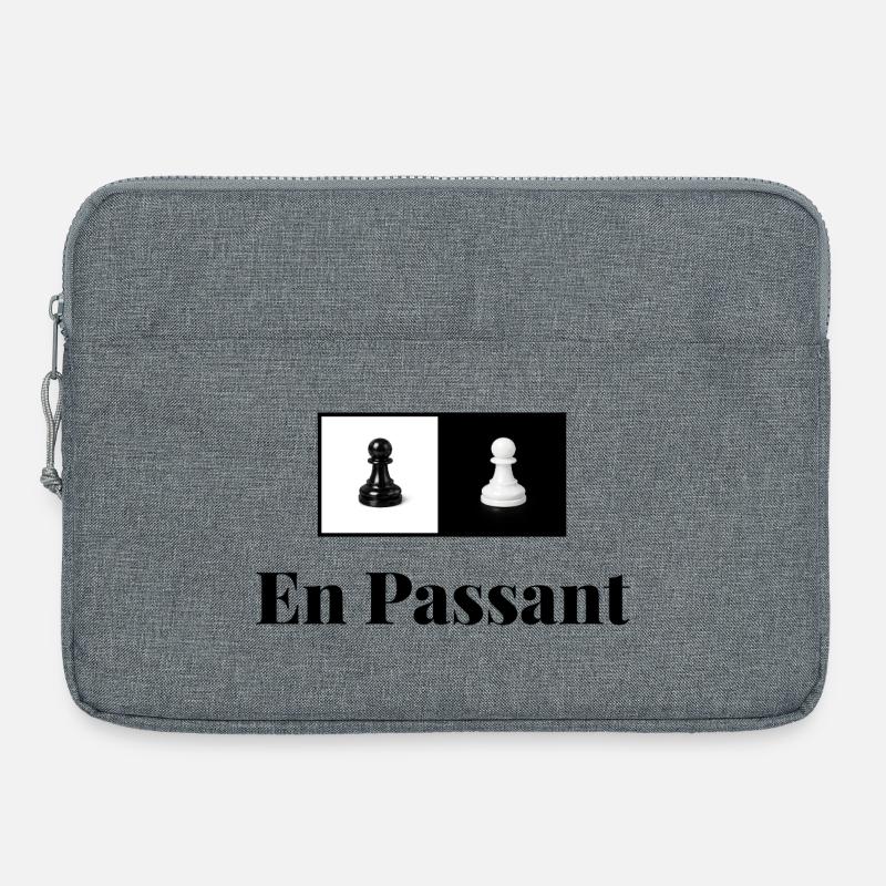 En Passant - Laptoptasche 15" - Grau meliert