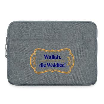 Wallah, die Waldfee! - Laptoptasche 15" - Grau meliert - Vorne