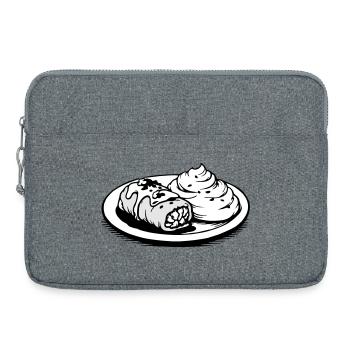 Wrap de chou Golubzi avec purée de pommes de terre - Sacoche pour ordinateur portable 15 pouces - gris chiné - Devant