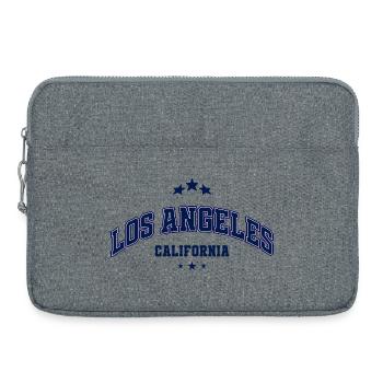 Los Angeles Motiv für USA Fans - Laptoptasche 15" - Grau meliert - Vorne