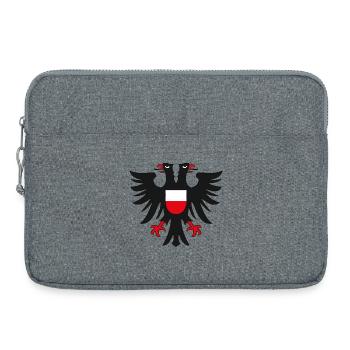 HL - Adler - Laptoptasche 15" - Grau meliert - Vorne