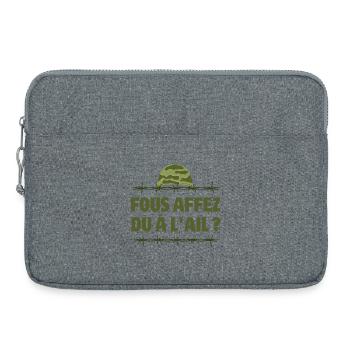 septième compagnie, la septième compagnie - Sacoche pour ordinateur portable 15 pouces - gris chiné - Devant