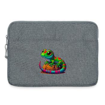 Gecko - Laptoptasche 15" - Grau meliert - Vorne