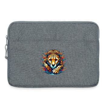 Guépard - Sacoche pour ordinateur portable 15 pouces - gris chiné - Devant