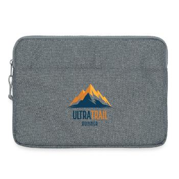 Coureur d’ultra-trail - Sacoche pour ordinateur portable 15 pouces - gris chiné - Devant