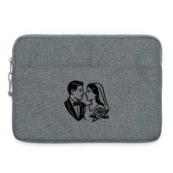 Married - Laptop bag 15" - heather grey - Front