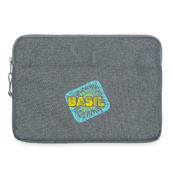 Basil als Hobby - Laptoptasche 15" - Grau meliert - Vorne