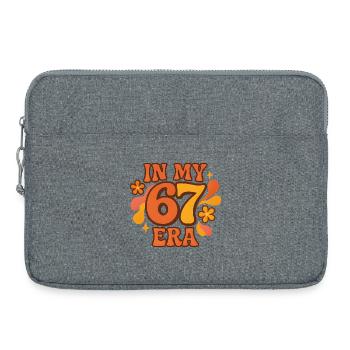 Dans mon anniversaire d’humour italien de cerveau pourri de l’ère 67 - Sacoche pour ordinateur portable 15 pouces - gris chiné - Devant