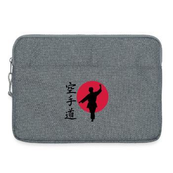 Karate Gangaku - Laptoptasche 15" - Grau meliert - Vorne