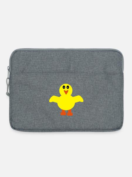 Süsse Ente - Laptoptasche 15" - Grau meliert