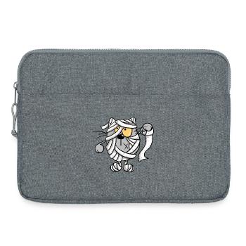Cool papier toilette chats maman je Halloween - Sacoche pour ordinateur portable 15 pouces - gris chiné - Devant