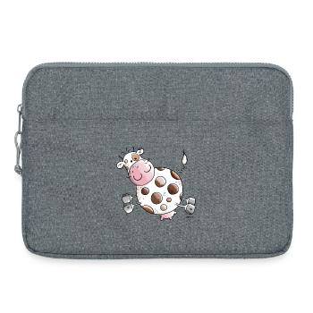 Molly Kuh - Laptoptasche 15" - Grau meliert - Vorne