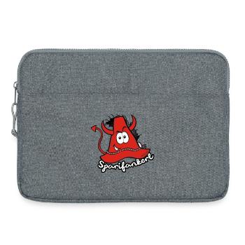 Huadling | Sparifankerl - Sacoche pour ordinateur portable 15 pouces - gris chiné - Devant