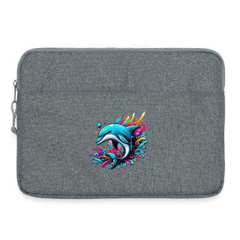 Dolphin - Laptop bag 15" - heather grey - Front