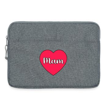 Mama Hart - Laptoptasche 15" - Grau meliert - Vorne