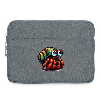 Bernard-l'ermite - Sacoche pour ordinateur portable 15 pouces - gris chiné - Devant