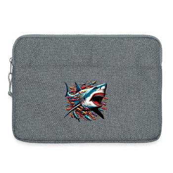 Shark - Laptop bag 15" - heather grey - Front