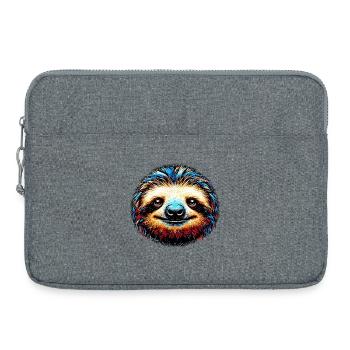 Paresse - Sacoche pour ordinateur portable 15 pouces - gris chiné - Devant