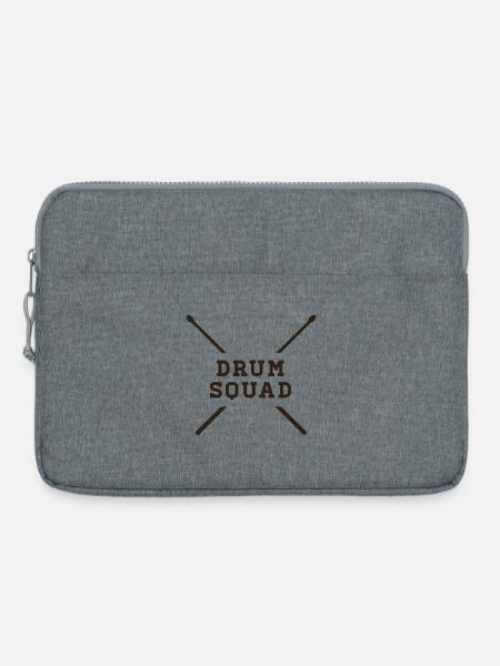 TROMMELTRUPP - Laptoptasche 15" - Grau meliert