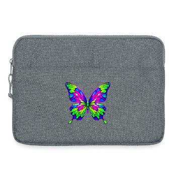 Butterfly - Laptop bag 15" - heather grey - Front