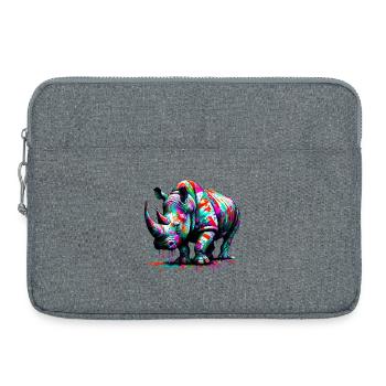 Rhinocéros - Sacoche pour ordinateur portable 15 pouces - gris chiné - Devant