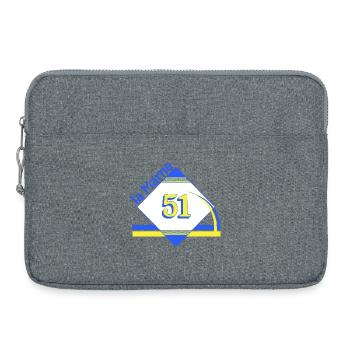 La Marne - Sacoche pour ordinateur portable 15 pouces - gris chiné - Devant