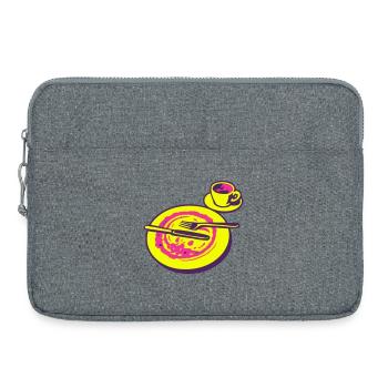 C’était délicieux ! Le style de vie parfait comme motif - Sacoche pour ordinateur portable 15 pouces - gris chiné - Devant